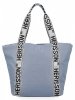 Modna Torebka Damska Shopper Bag firmy Herisson 1502H431 Błękitna
